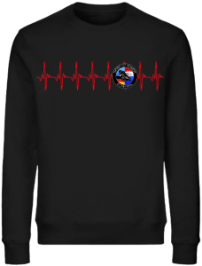 Sweatshirt versch. Farben "Herzrhythmus SOP"